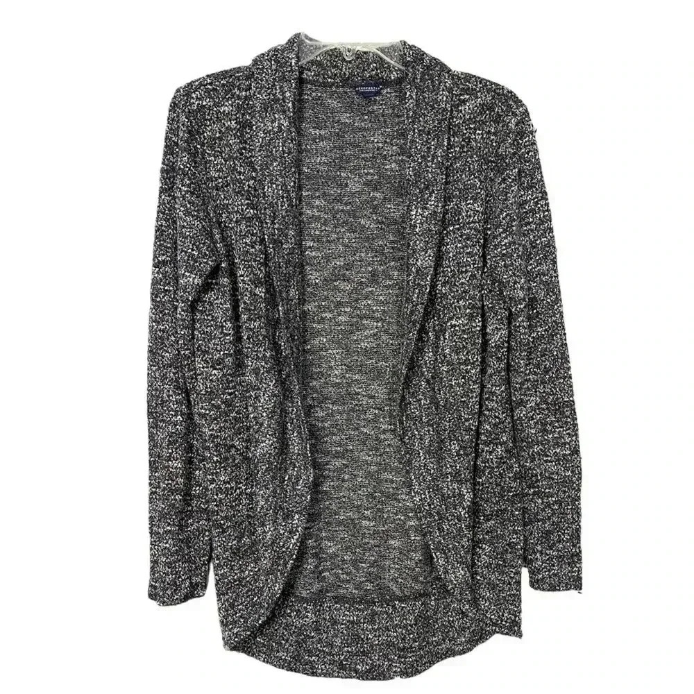 Aeropostale Gray Shawl Open Cardigan